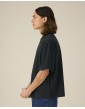 ASHER unisex storesnio trikotažo dėžutės silueto marškinėliai