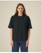 ASHER unisex storesnio trikotažo dėžutės silueto marškinėliai