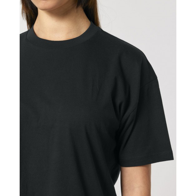STELLA NOVA moteriški laisvo silueto marškinėliai, 155g