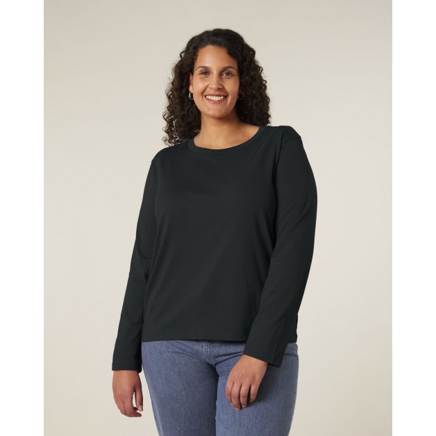 STELLA MUSER LONG SLEEVE Moteriški „Iconic“ marškinėliai ilgomis rankovėmis