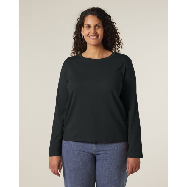 STELLA MUSER LONG SLEEVE Moteriški „Iconic“ marškinėliai ilgomis rankovėmis
