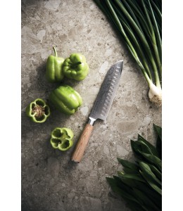 VINGA Hattasan Damascus Santoku peilis