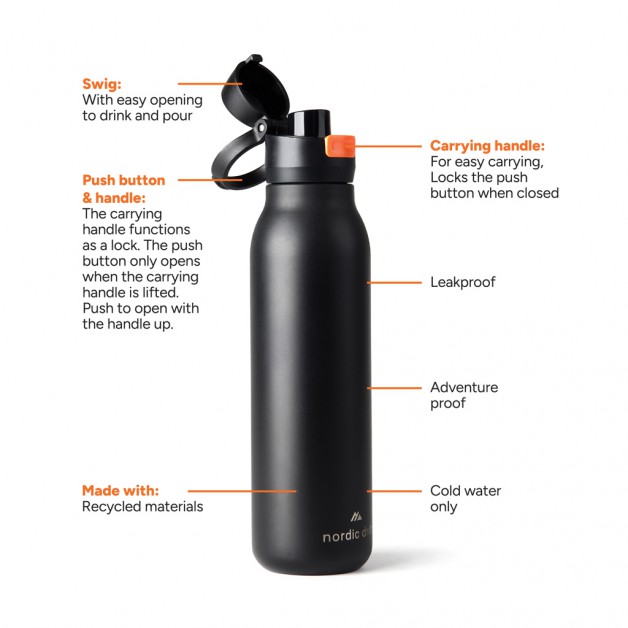 NORDIC DRIFT TRAIL RCS vienasienė gertuvė, 750ml