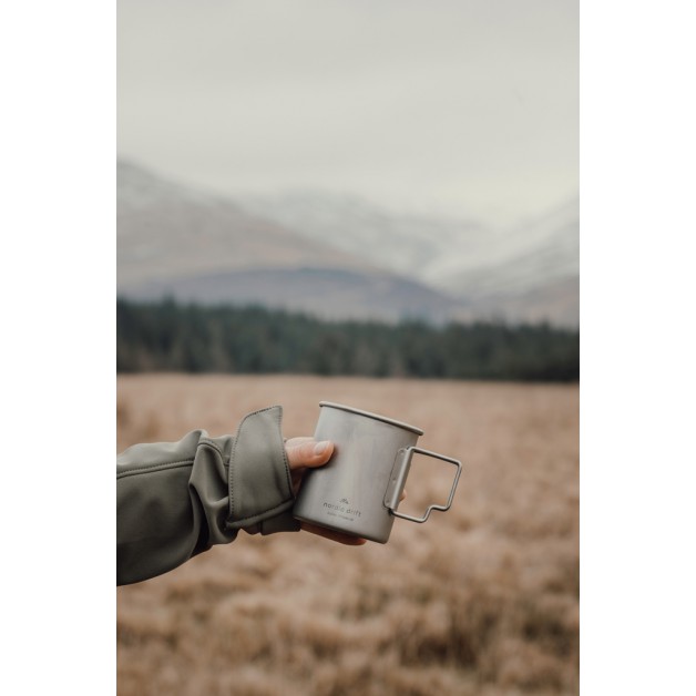 NORDIC DRIFT TRAIL ultralengvas titano puodelis, 450ml