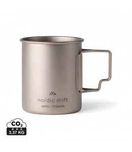 NORDIC DRIFT TRAIL ultralengvas titano puodelis, 450ml