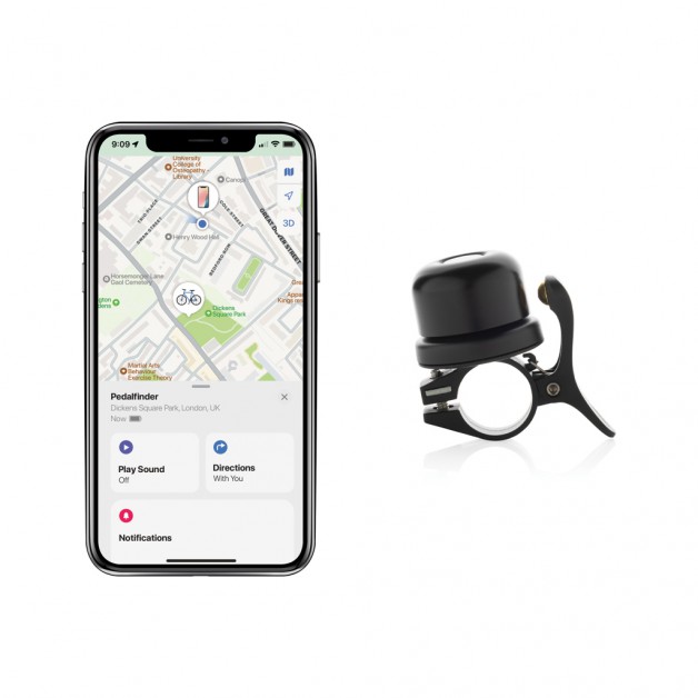 BIKE FINDER Dual RCS dviračio skambutis su vietos nustatymu visame pasaulyje BIKE FINDER Dual RCS dviračio skambutis su vietos nustatymu visame pasaulyje