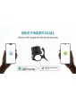 BIKE FINDER Dual RCS dviračio skambutis su vietos nustatymu visame pasaulyje BIKE FINDER Dual RCS dviračio skambutis su vietos nustatymu visame pasaulyje