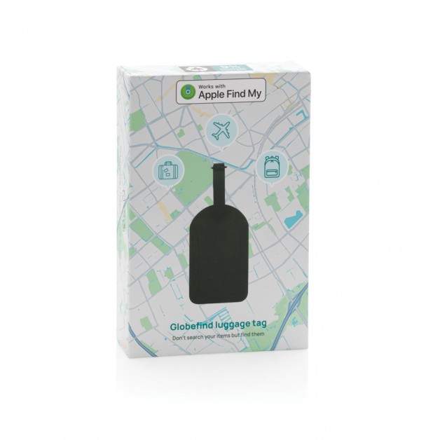 Globefind Dual RCS bagažo etiketė su vietos nustatymu visame pasaulyje Globefind Dual RCS bagažo etiketė su vietos nustatymu visame pasaulyje