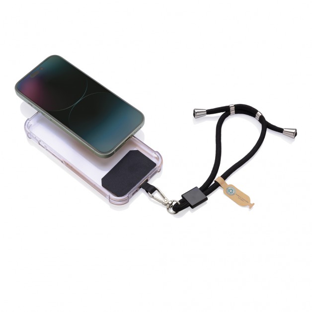 CarryLoop RCS recycled PET riešo reguliuojamas telefono laikiklis