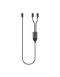 TERRA RCS dvigubas USB-C laidas, 100W TERRA RCS dvigubas USB-C laidas, 100W