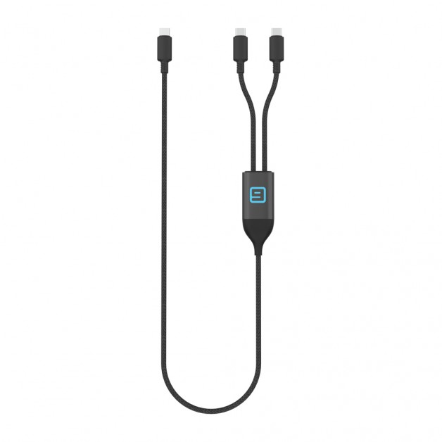 TERRA RCS dvigubas USB-C laidas, 100W TERRA RCS dvigubas USB-C laidas, 100W