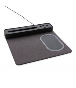 Air pelės kilimėlis su 5W belaide įkrovimo stotelė ir USB