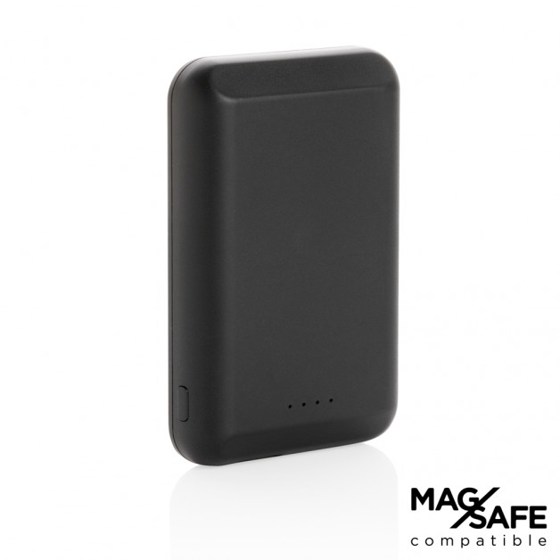 Magnetic 5.000 mAh 5W bevielė įkrovimo stotelė ir energijos talpykla (powerbank)