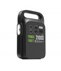 Power Vault 21000 mah RCS sertifikuoto perdirbto plastiko nešiojama išorinė baterija (power bank įk