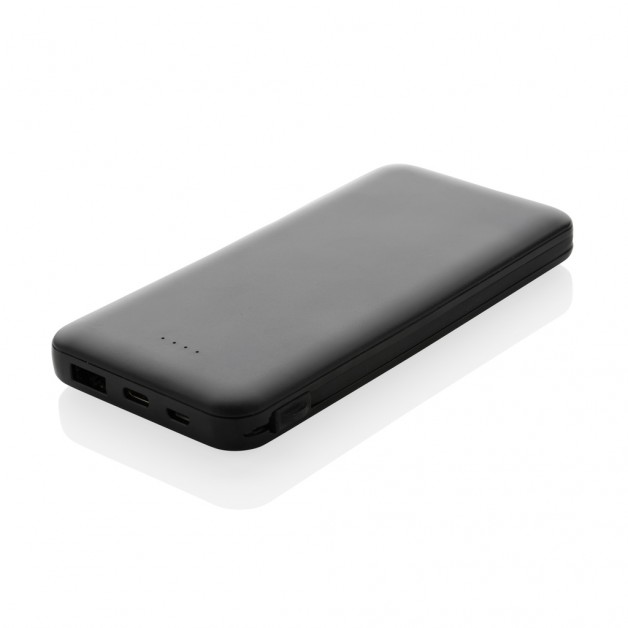Lockhart 10000 mah RCS sertifikuoto perdirbto plastiko išorinė baterija (power bank įkroviklis)