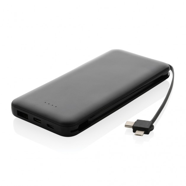 Lockhart 10000 mah RCS sertifikuoto perdirbto plastiko išorinė baterija (power bank įkroviklis)