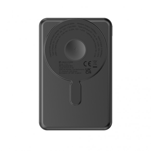 Urban Vitamin Redwood 5000mah 20W PD magnetinė išorinė baterija (power bank įkroviklis), 5in1 Urban Vitamin Redwood 5000mah 20W PD magnetinė išorinė baterija (power bank įkroviklis), 5in1