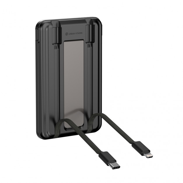 Urban Vitamin Redwood 5000mah 20W PD magnetinė išorinė baterija (power bank įkroviklis), 5in1 Urban Vitamin Redwood 5000mah 20W PD magnetinė išorinė baterija (power bank įkroviklis), 5in1