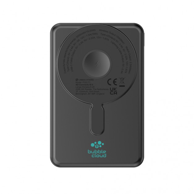 Urban Vitamin Redwood 5000mah 20W PD magnetinė išorinė baterija (power bank įkroviklis), 5in1 Urban Vitamin Redwood 5000mah 20W PD magnetinė išorinė baterija (power bank įkroviklis), 5in1