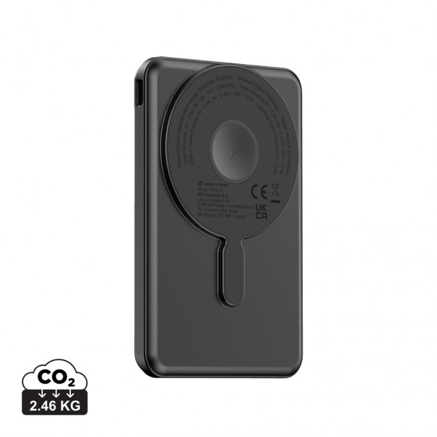 Urban Vitamin Redwood 5000mah 20W PD magnetinė išorinė baterija (power bank įkroviklis), 5in1 Urban Vitamin Redwood 5000mah 20W PD magnetinė išorinė baterija (power bank įkroviklis), 5in1