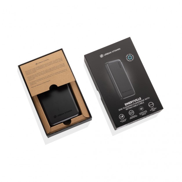 Urban Vitamin Emeryville 20 W 10 000 mAh išorinė baterija