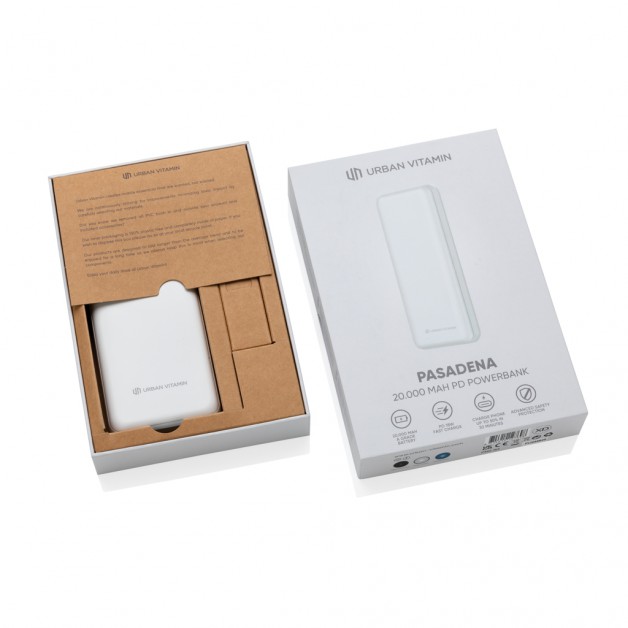 Urban Vitamin Pasadena 20.000 mAh 18W PD energijos talpykla (powerbank)