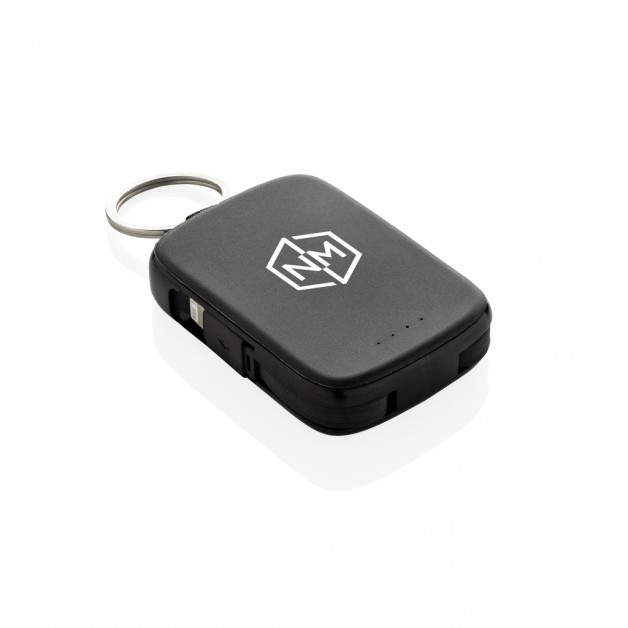 NEXO 2000 mAh išorinė baterija (power bank įkroviklis) raktų pakabukas
