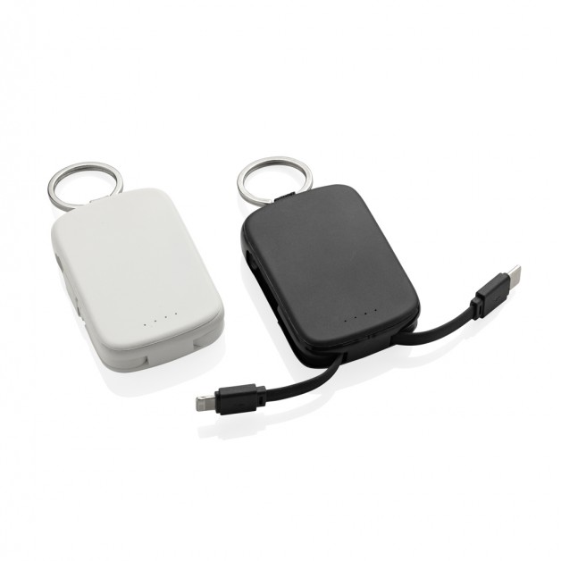 NEXO 2000 mAh išorinė baterija (power bank įkroviklis) raktų pakabukas