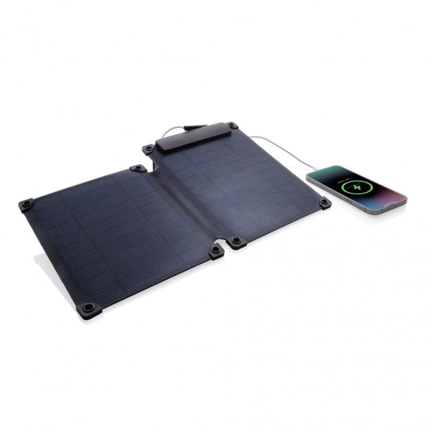 Solarpulse perdirbto plastiko nešiojama saulės panelė elektronikos įkrovimui 10W