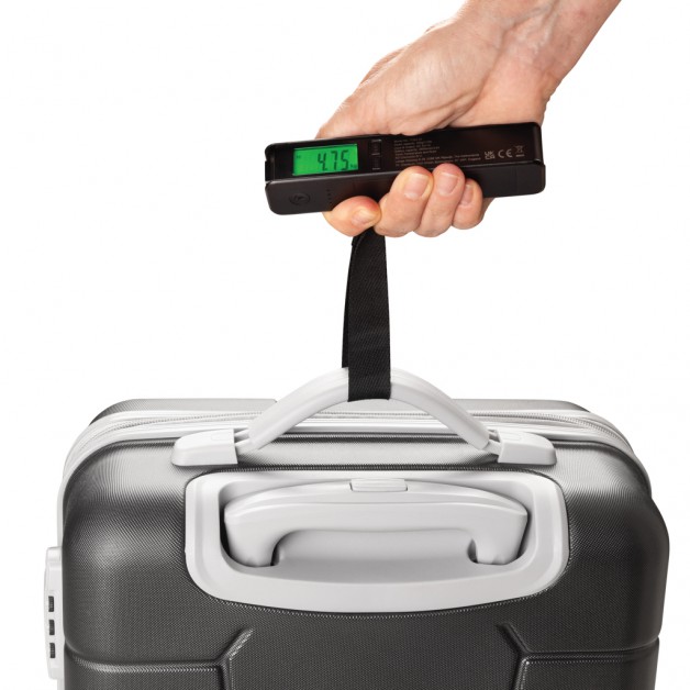 SWISS PEAK 5-in-1 lagamino svarstyklės su išorine baterija (powerbank) ir žibintuvėliu SWISS PEAK 5-in-1 lagamino svarstyklės su išorine baterija (powerbank) ir žibintuvėliu