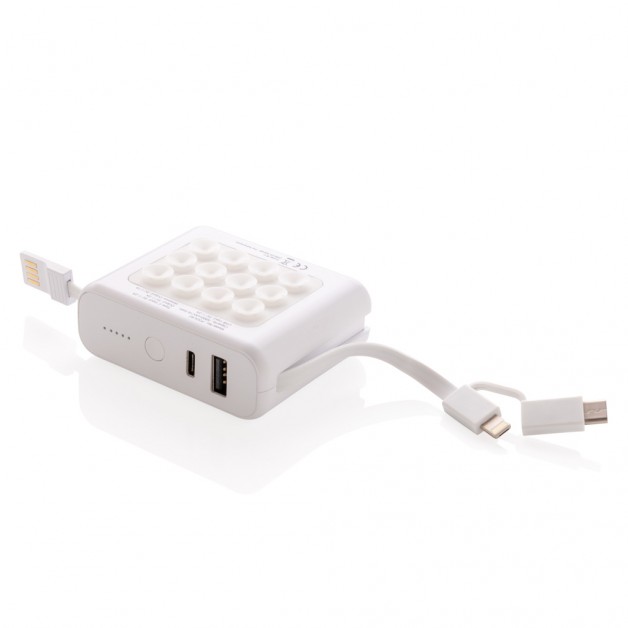 5.000 mAh belaidė įkrovimo stotelė 5W energijos talpykla (powerbank)