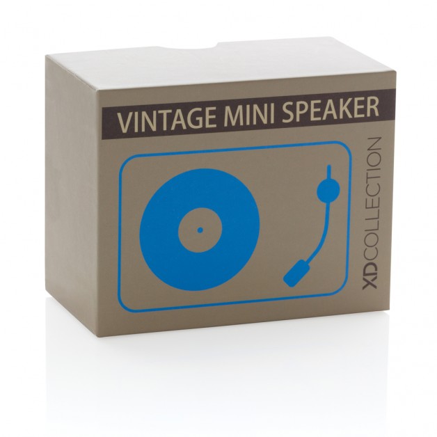 Mini Vintage 3W belaidė garso kolonėlė