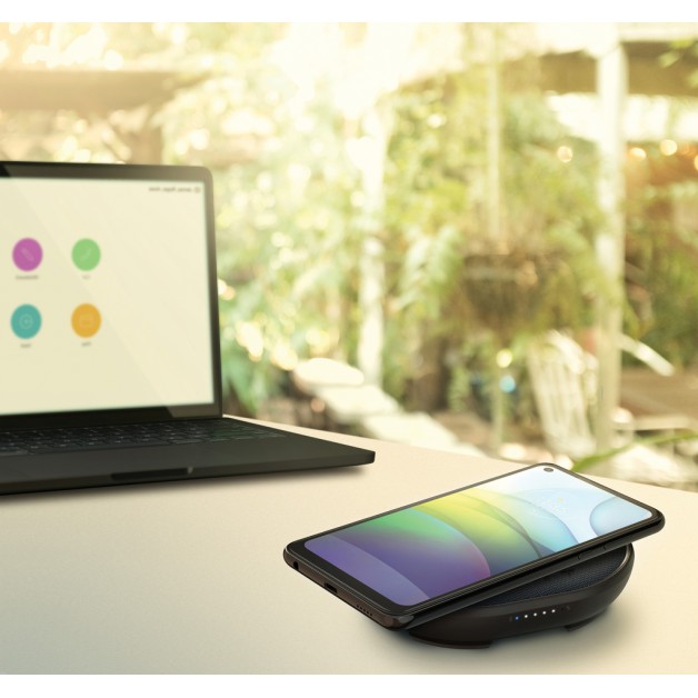 Motorola ROKR 500 10W belaidė įkrovimo stotelė 5W belaidė garso kolonėlė