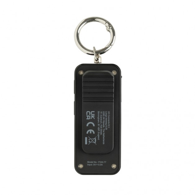 GuardBuddy RCS asmeninis aliarmas, įkraunamas per USB‑C GuardBuddy RCS asmeninis aliarmas, įkraunamas per USB‑C