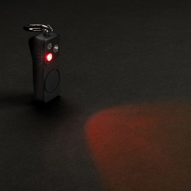 GuardBuddy RCS asmeninis aliarmas, įkraunamas per USB‑C GuardBuddy RCS asmeninis aliarmas, įkraunamas per USB‑C