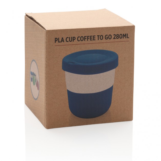 PLA cup coffee to go kelioninis puodelis, 280 ml