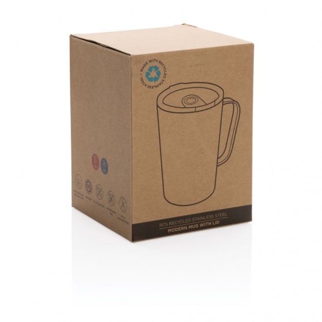 RCS Recycled Modern perdirbto nerūdijančio plieno vakuuminis kelioninis puodelis, 420 ml