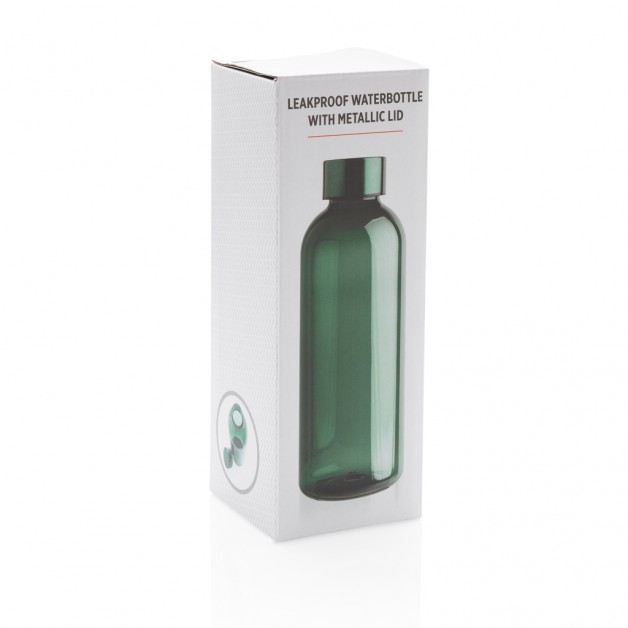 Leakproof water vandens gertuvė su metaliniu kamšteliu, 620 ml