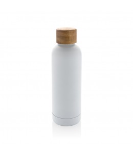 Wood vakuuminė gertuvė iš RCS sertifikuoto nerūdijančio plieno, 500 ml Wood vakuuminė gertuvė iš RCS sertifikuoto nerūdijančio plieno, 500 ml