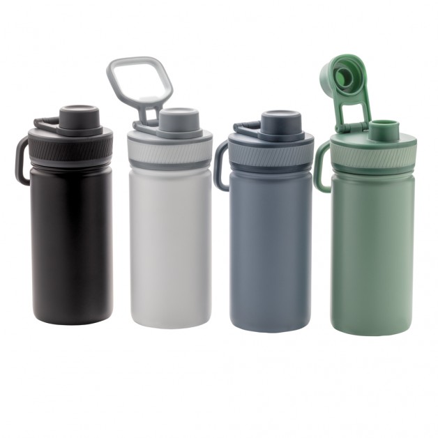 Vacuum stainless steel nerūdijančio plieno, vakuuminė gertuvė su sportiniu kamšteliu 550ml