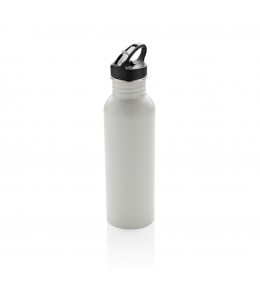 Deluxe stainless steel nerūdijančio plieno sportinė gertuvė su šiaudeliu, 710 ml