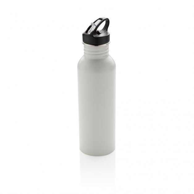 Deluxe stainless steel nerūdijančio plieno sportinė gertuvė su šiaudeliu, 710 ml