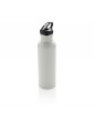 Deluxe stainless steel nerūdijančio plieno sportinė gertuvė su šiaudeliu, 710 ml