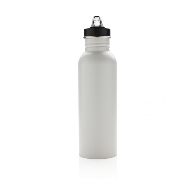 Deluxe stainless steel nerūdijančio plieno sportinė gertuvė su šiaudeliu, 710 ml