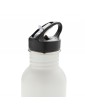 Deluxe stainless steel nerūdijančio plieno sportinė gertuvė su šiaudeliu, 710 ml