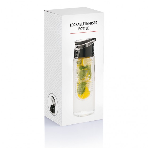 Lockable infuser užsegama gertuvė su filtru vaisiams