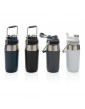 Vacuum dual function nerūdijančio plieno gertuvė su dvigubos funkcijos kamšteliu, 500 ml