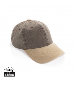 BEAU AWARE™ dvispalvė 6 panelių kepurėlė su snapeliu, 270 g/m²