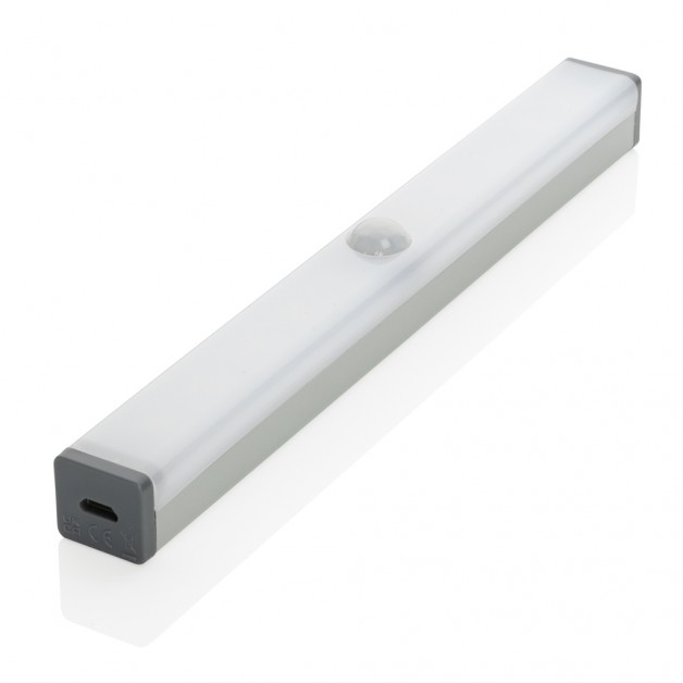 USB-įkraunama vidutinio dydžio LED šviesa su judesio davikliais