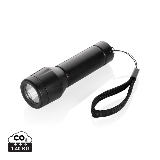 Flara RSC USB įkraunamas žibintuvėlis iš perdirbto plastiko Flara RSC USB įkraunamas žibintuvėlis iš perdirbto plastiko